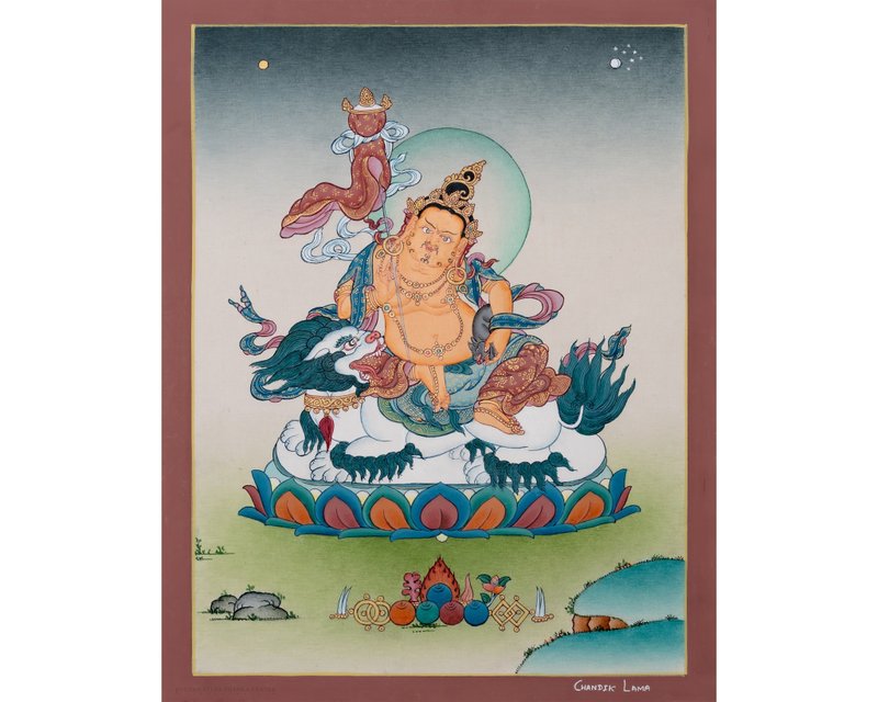 ザンバラ—富の神 - 置物 - その他の素材 多色