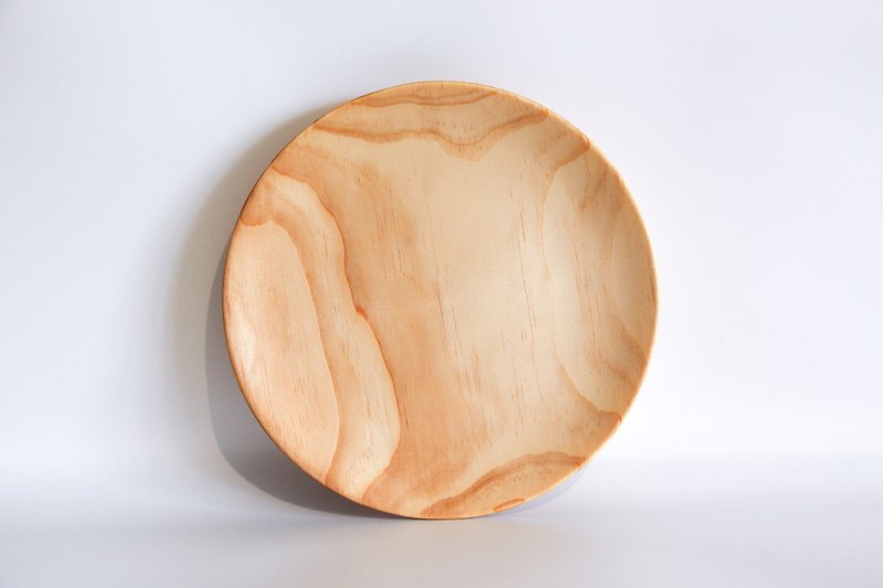 松木-實木盤/圓盤/淺盤 內有三款 - 盤子/餐盤 - 木頭 
