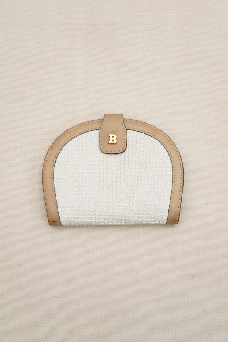 A ROOM MODEL - Bally white semi-circle short clip - Wallets - Genuine Leather White