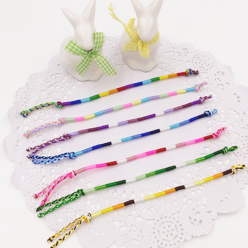 Puffy Candy-Handmade Lucky Bracelet Surfing Anklet Bamboo Knot - Bracelets - Other Materials 