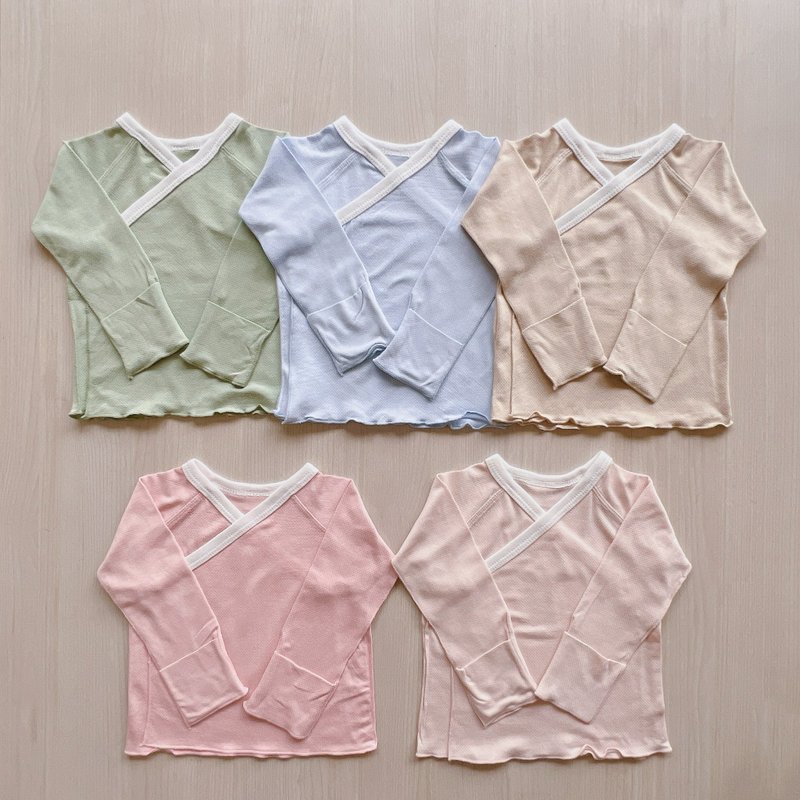 [YOUrs Youerssi] Guliu cotton-good cotton top children's clothing made in Taiwan, cool gauze top - Onesies - Other Materials 