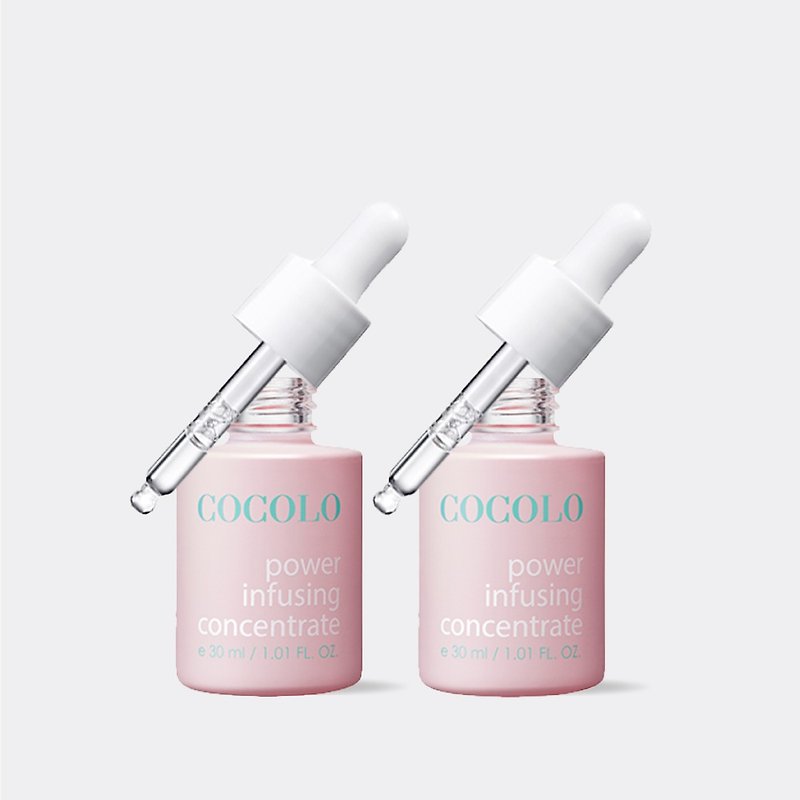 COCOLO パワーインフュージングコンセントレート 30ml x 2 - エッセンス・美容液 - その他の素材 ピンク
