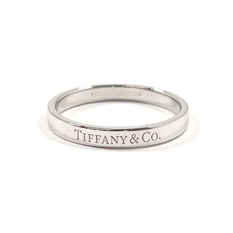 【日本直送 中古美品】21号 ティファニー TIFFANY&Co. リング・指輪 フラット バンドリング Pt950プラチナ シルバー 新品仕上げ済み - 戒指 - 貴金屬 銀色