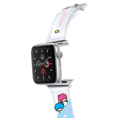 HongMan康文國際 【Hong Man】三麗鷗系列 Apple Watch PVC錶帶 點點雙星仙子
