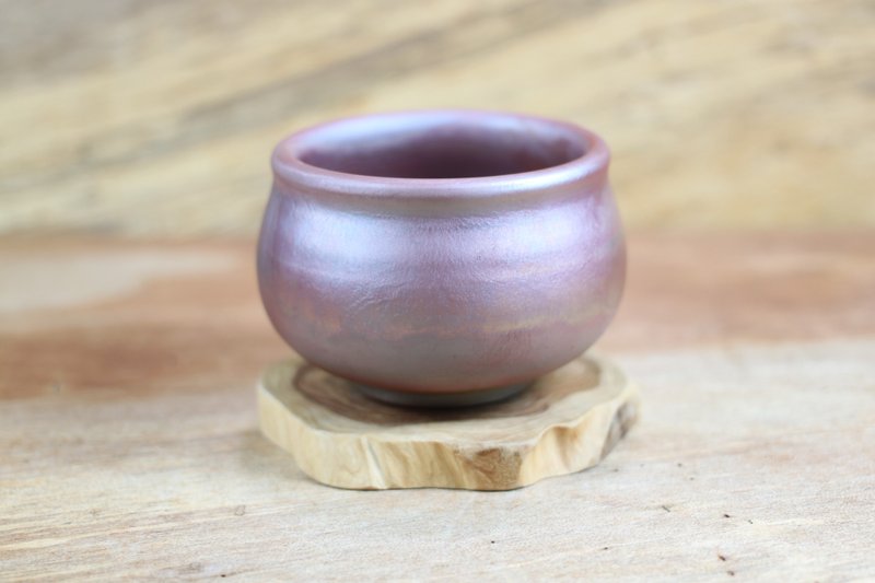 【送禮好物】純手拉坏 柴燒茶碗 陶藝名家葉敏祥手工作品 - 茶壺/茶杯/茶具 - 陶 