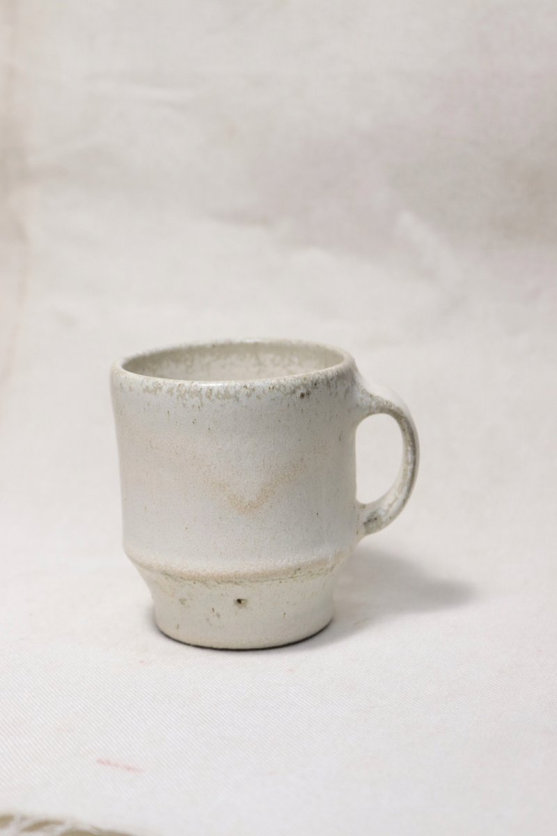 Sand - handmade handle cup - 2 - แก้วมัค/แก้วกาแฟ - ดินเผา 