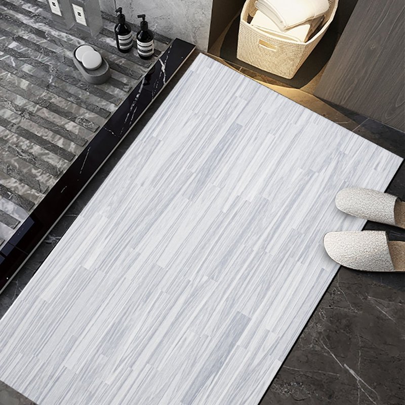 QIDINA 50*80cm Taiwan's exclusive designed diatomite water-absorbent and quick-drying soft floor mat with increased texture - Mouse Pads - Rubber Multicolor