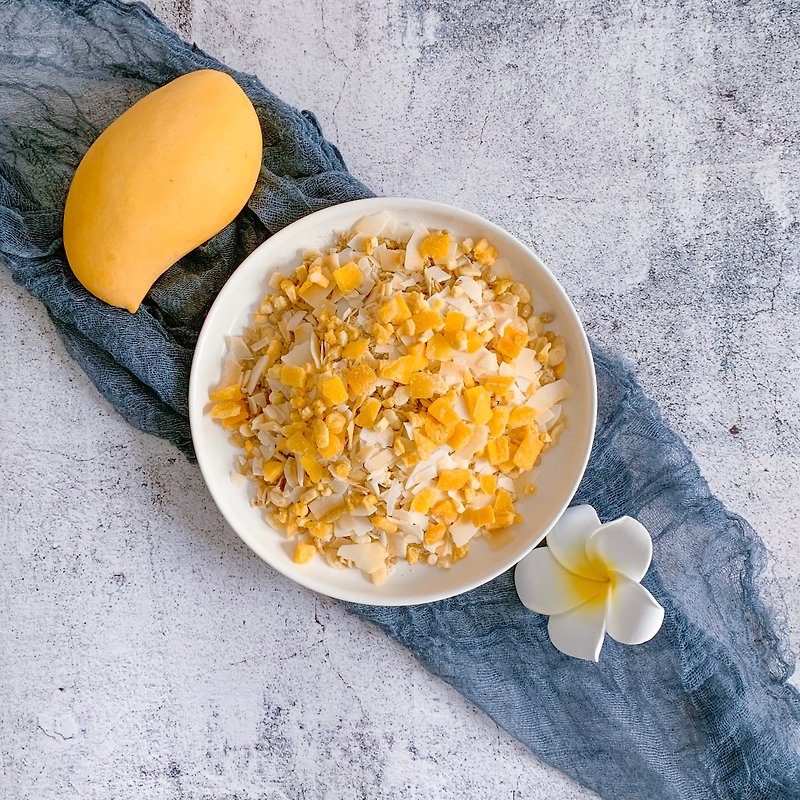 Nextfood Muesli - Super Tropical (Mango, Coconut & Peach) - Oatmeal/Cereal - Fresh Ingredients 