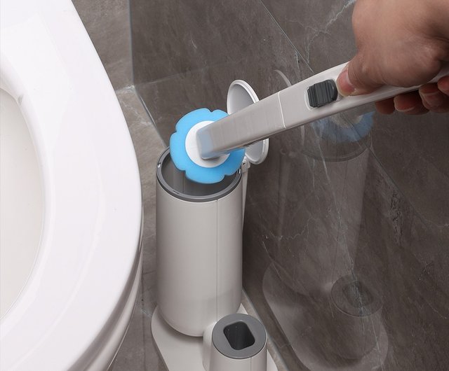 多機能 ラウンドトイレブラシかわいいトイレブラシとホルダー 