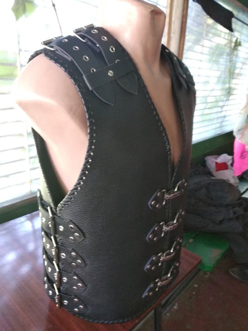 HOTLEATHERS ホットレザー スカルアンドボーンズ ダブルチェーン