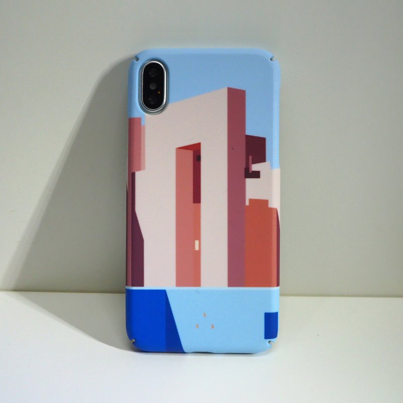 無料の名前印刷 | スペイン風ハイウォール携帯電話ケース カスタマイズされたフルエッジのソフトおよびハード電話ケース - スマホケース・カバー - プラスチック ブルー