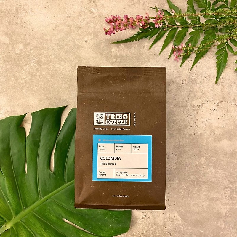 Colombian Dumbo washed medium roast (half pound of coffee beans) - Coffee - Other Materials 