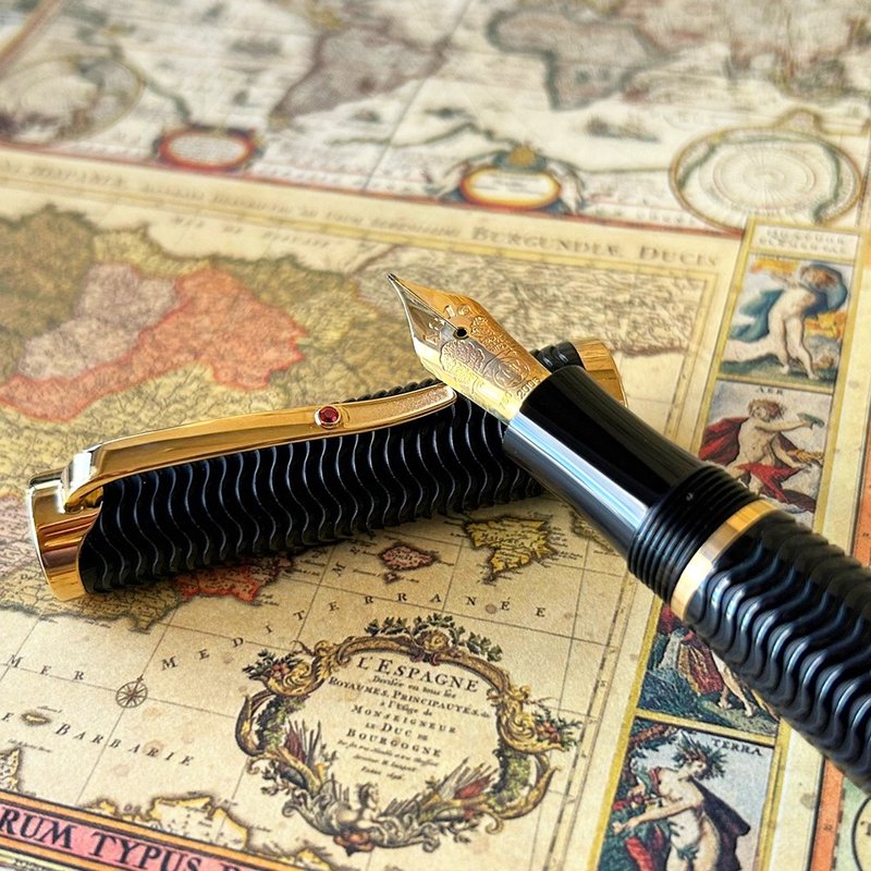 MONTBLANC 萬寶龍文學家紀念限量鋼筆│維吉尼亞吳爾芙 No.05108 - 鋼筆 - 樹脂 黑色