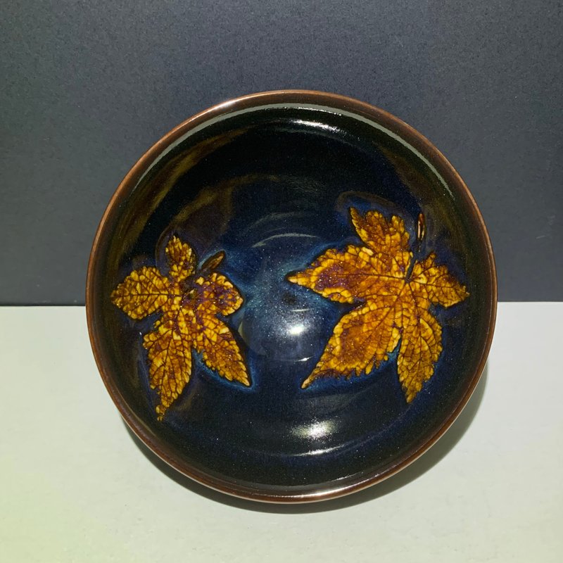 木葉天目中茶碗主人杯 / 邱毓寧 / 鶯歌燒 / A65 - 茶壺/茶杯/茶具 - 瓷 黑色