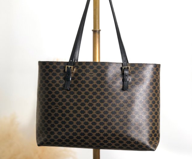 日本直送 名牌中古包 】CELINE セリーヌ マカダム トートバッグ