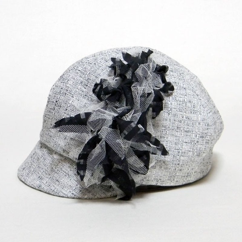 シーウィードキャスケット-ブラック(PL1220Black) - 帽子 - 其他材質 灰色
