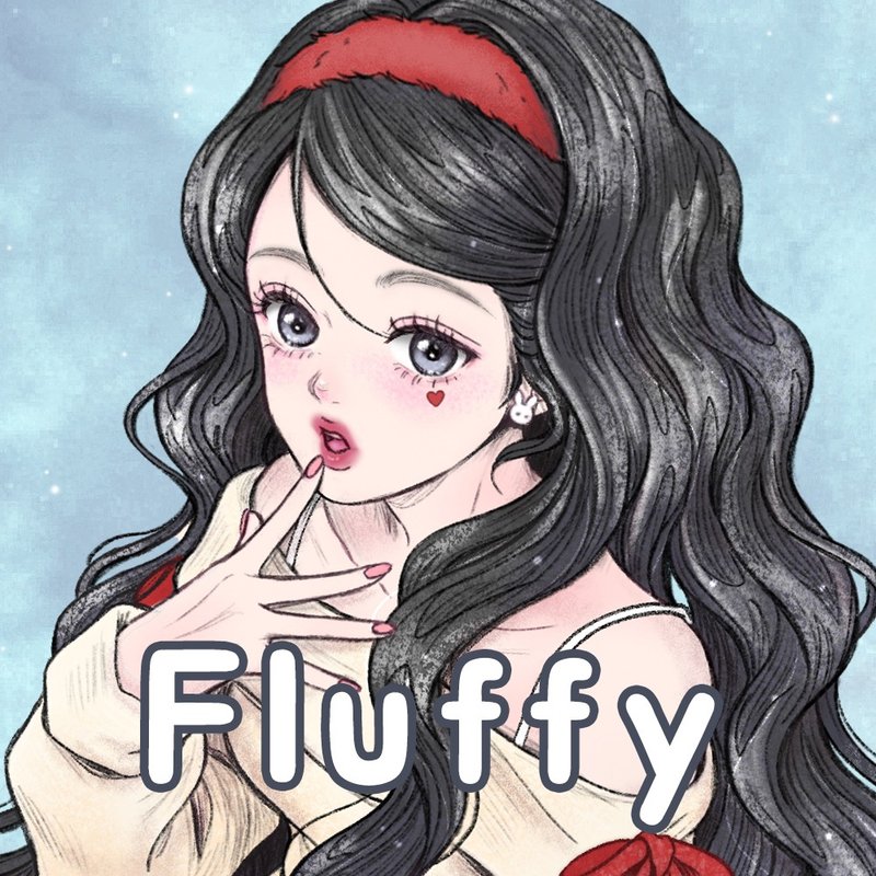 Fluffy all pack (20set) - 貼紙 - 紙 