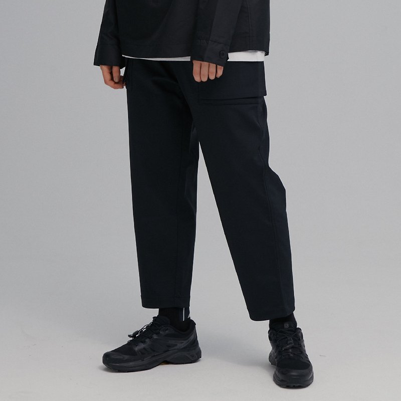 DYCTEAM-Symbiosis-Length Military Trousers (black) - Unisex Pants - Cotton & Hemp Black
