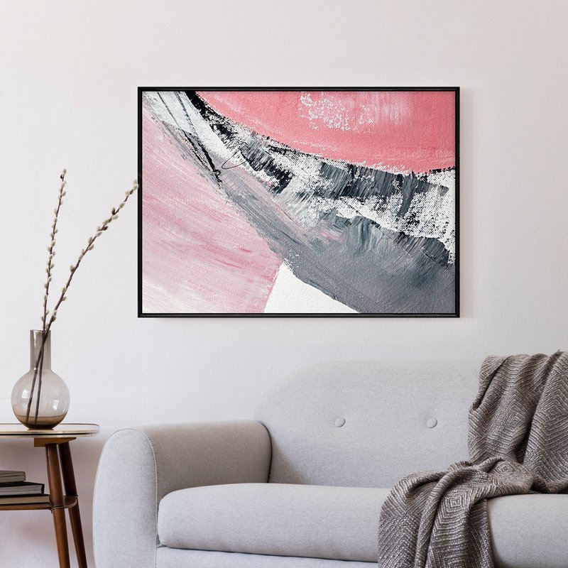 抽象畫 • 縱橫II－幾何/客廳掛畫/臥房/咖啡廳/設計/空間/複製畫 - 相框/畫框 - 棉．麻 多色