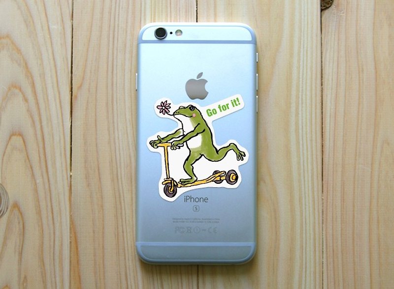 Sticker frog coaster - สติกเกอร์ - วัสดุอื่นๆ 