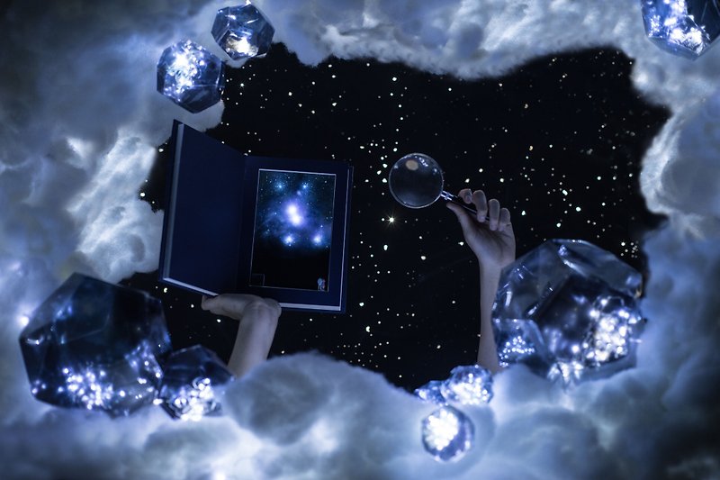 Pinkoi x Starology Makers' Workshop【Starry Night Book Lamp Workshop】 - โคมไฟ - กระดาษ 