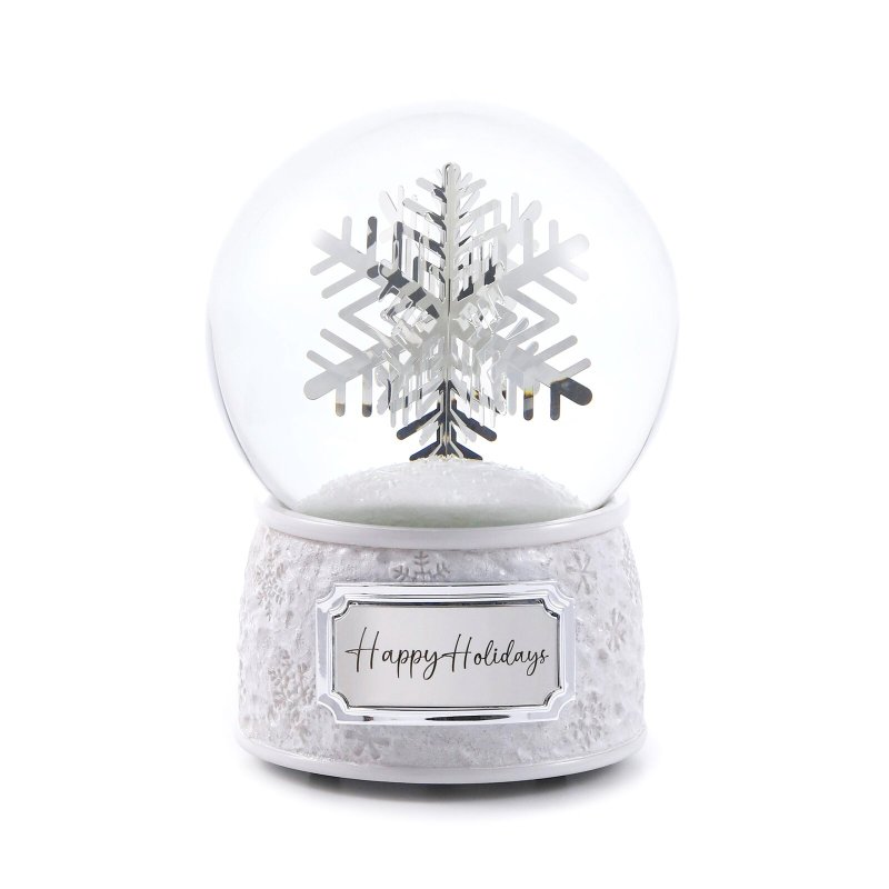 雪花 水晶球音樂盒 水晶球音樂盒 情人生日聖誕交換禮物療癒紓壓 - 擺飾/家飾品 - 玻璃 