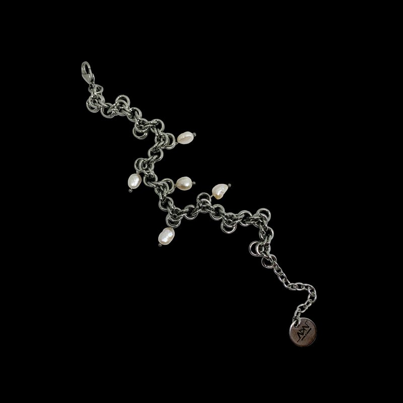 ฺBracelet Lace#1 - 手鍊/手環 - 不鏽鋼 銀色