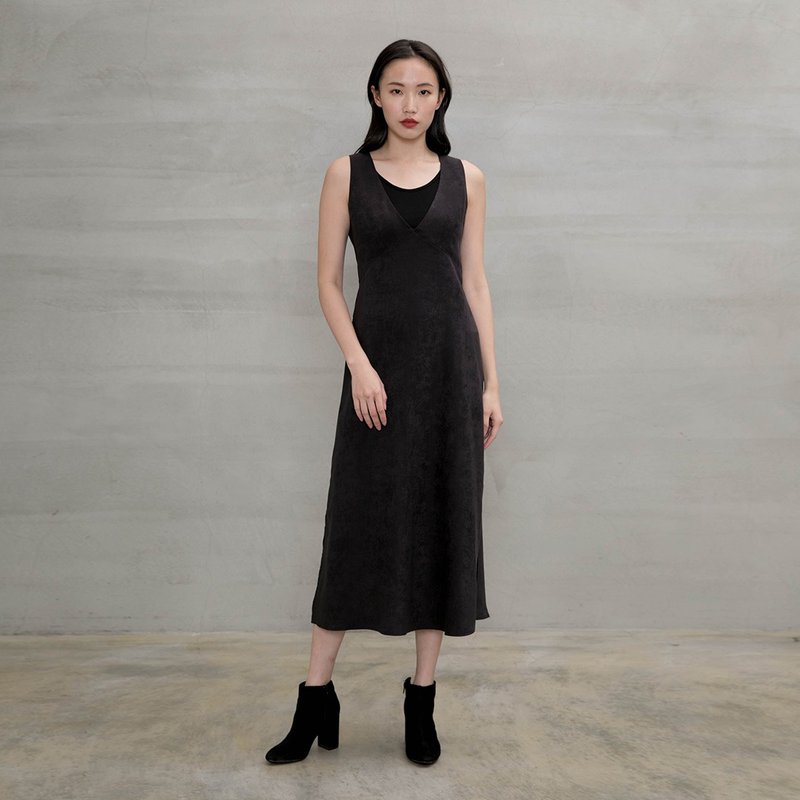 沉靜優雅無袖晚宴洋裝 Exquisite V-neck Evening Dress D181 - 洋裝/連身裙 - 其他人造纖維 多色