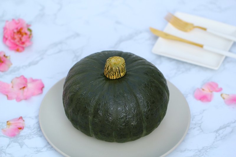 Pre - Hokkaido chestnut pumpkin cheesecake - Mother's Day - อาหารเสริมและผลิตภัณฑ์สุขภาพ - อาหารสด สีเขียว