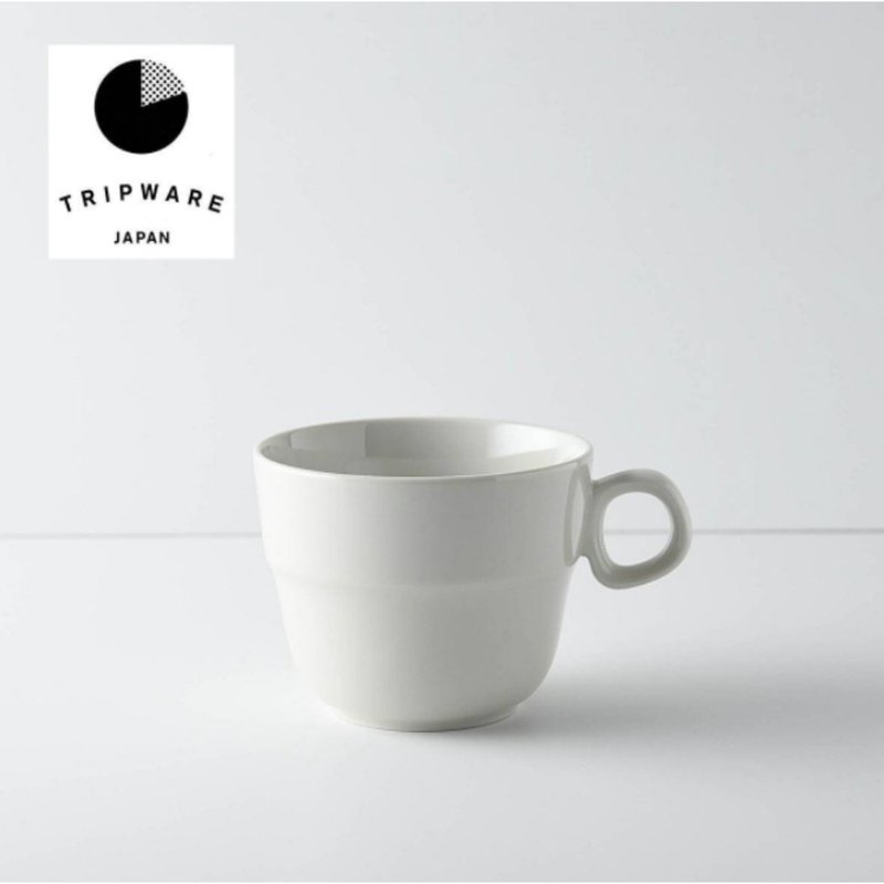 【Trip Ware Japan】Mug (Made in Japan)(Mino Ware)(White) - แก้วมัค/แก้วกาแฟ - ดินเผา 