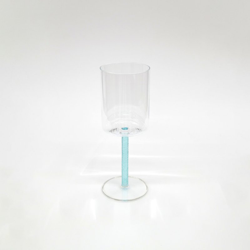 Nemo Jelly Wine Glass - Emerald - 酒杯/酒器 - 玻璃 藍色