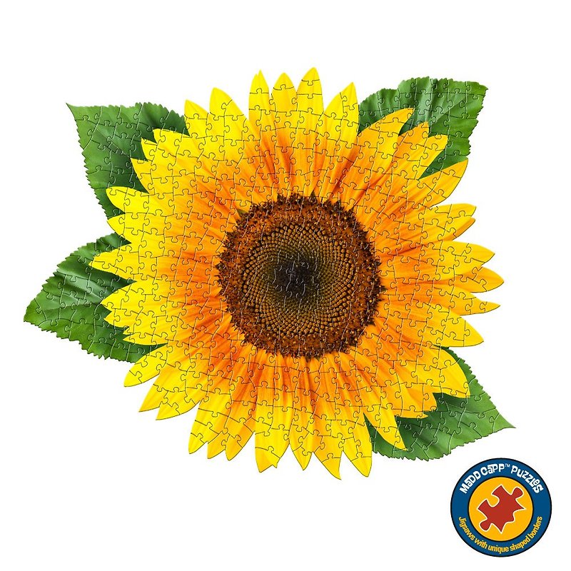 I AM Flower Jigsaw Puzzle, I am a Sunflower, Series 350 | Extreme Realistic Flowers - Puzzles - Paper Yellow
