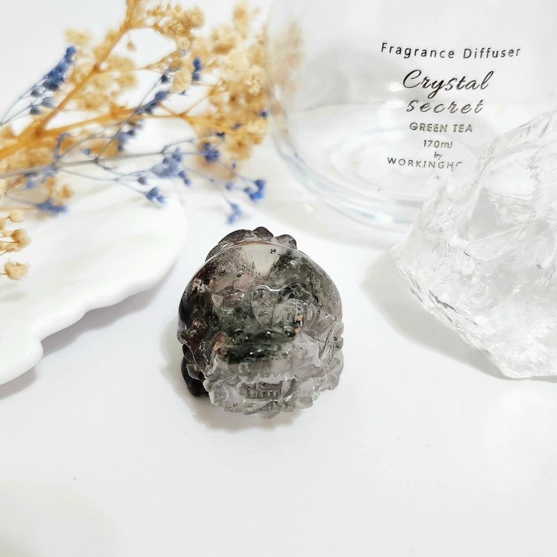 四季幽靈龍龜/助事業/學業/財富/健康之水晶 - 擺飾/家飾品 - 水晶 綠色