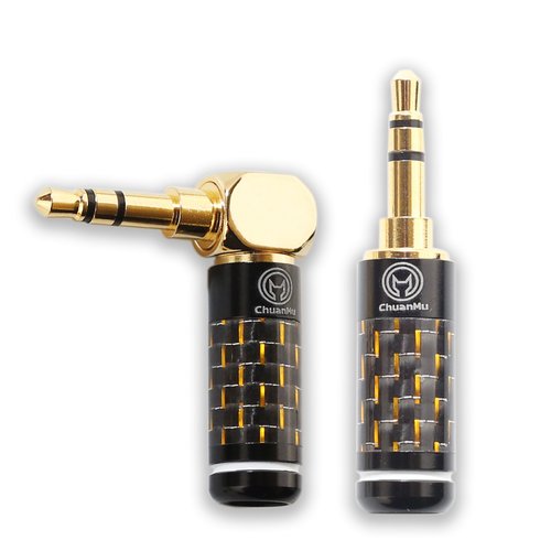 川木音箱 x ChuanMu Audio 新款 3.5mm AUX 鍍金DIY焊接插頭【川木】全新現貨【M174】3.5mm