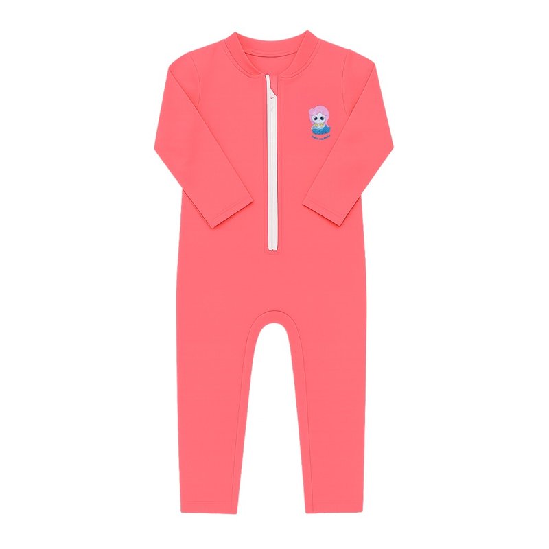 Little Mermaid Dream Rashguard - 嬰兒/兒童泳衣 - 聚酯纖維 紅色