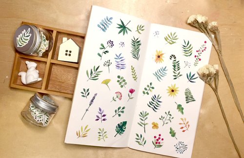 Zoe&#x27;s forest Forest Mosaic Sticker Jar Set