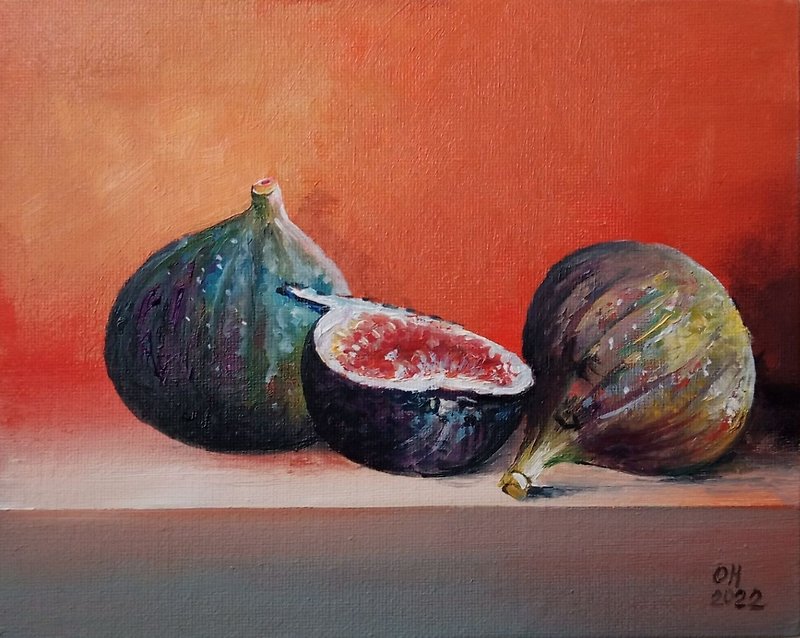 Painting Figs - Wall Décor - Other Materials 
