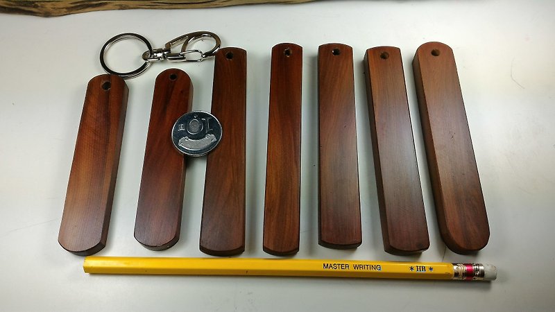 Taiwan Red Bean Fir Key Ring (Optional) - Wood, Bamboo & Paper - Wood 