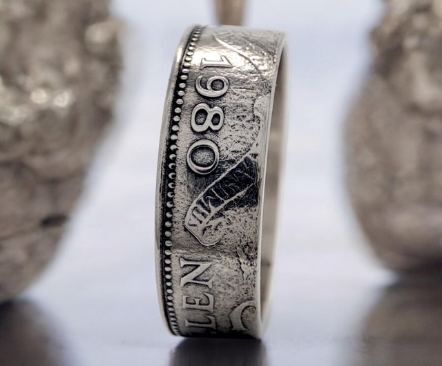 オランダ コイン リング 男性、オランダのヴィンテージ リング