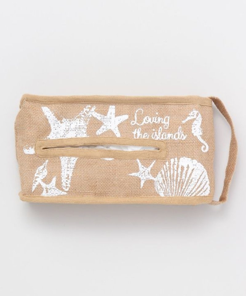 ALOHA Jute Tissue Paper Cover - 擺飾/家飾品 - 其他材質 