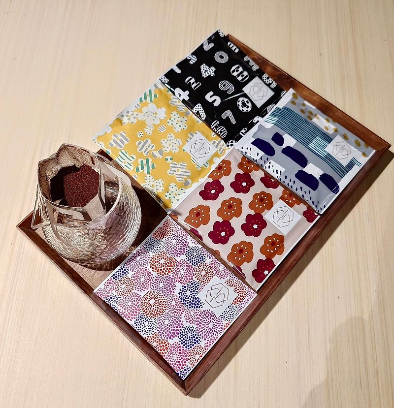 【SOU・SOU x Kyoto Express】Japanese coffee ear bag - Coffee - Fresh Ingredients Brown