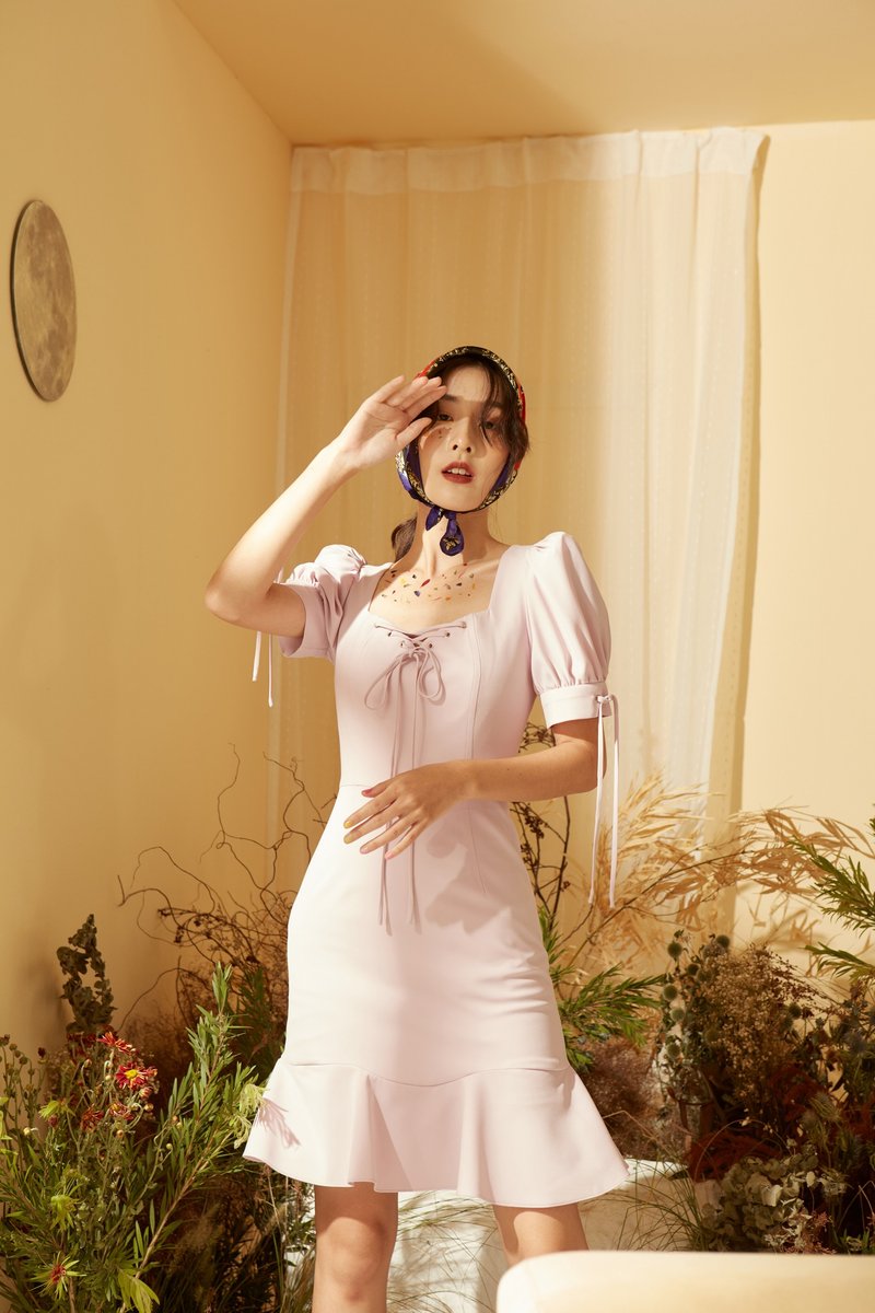 Andrea ワンピース - Pinkoi限定ピンク - ワンピース - その他の素材 