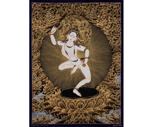 魔法ラプテンチベットのタンカ - ショップ Boudha Stupa Thanka
