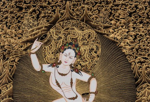 魔法ラプテンチベットのタンカ - ショップ Boudha Stupa Thanka