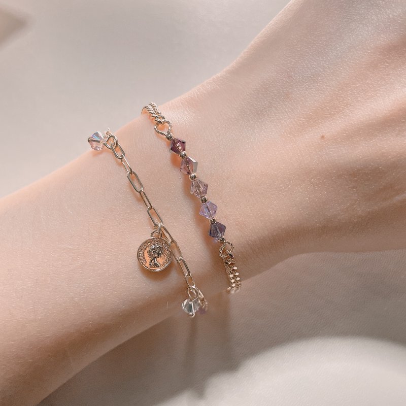 Swarovski bracelet set - Bracelets - Crystal 