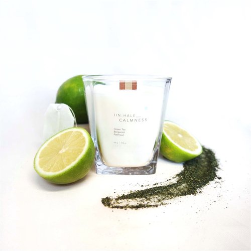 iinhale.living iinhale Calmness 大豆香薰蠟燭 | 茶香 200g