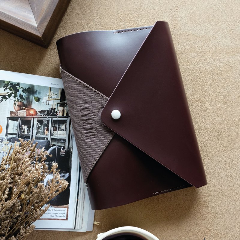 Faux leather Refillable Magnet Notebook A5 (Free name engraving) - BL4 BUJO - 筆記本/手帳 - 人造皮革 多色