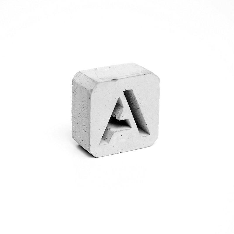 Concrete Block Alphabet &amp; Number