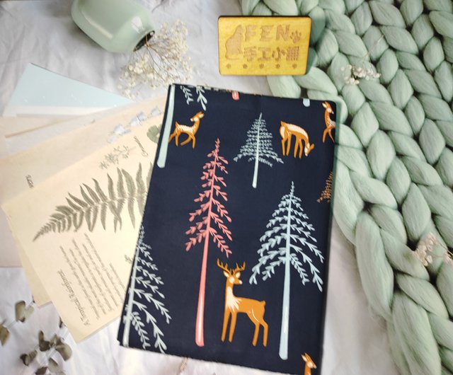 Fen Handmade Shop F Series American Limited Cloth Series American Agf Forest Fawn Cloth Book Cover Exquisite Shop Fen Handmade Shop Book Covers Pinkoi