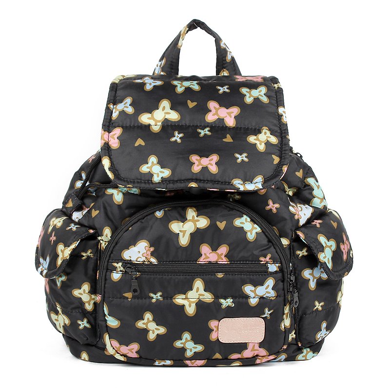 Cute and full of Tibetan age [super storage is not limited] bunch of backpacks - black - Diaper Bags - Polyester Black